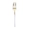 Gold with White Handle Moderno Disposable Plastic Dinner Forks (240 Forks)